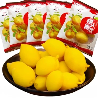 Afbeelding van Geconserveerd fruit, zoetzure perzik (30 g/verpakking x 5 verpakkingen), Chinese snacks, perziken, fruitsnacks, gedroogd witte snoep, vegetarische gezonde snacks