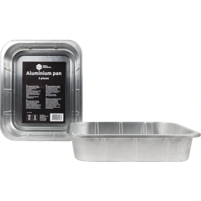 Afbeelding van Grill Fanatics Aluminium Grill&amp; Bereidingsbak Xl Barbecue 5 stuks