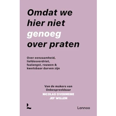 Afbeelding van Omdat we hier niet genoeg over praten