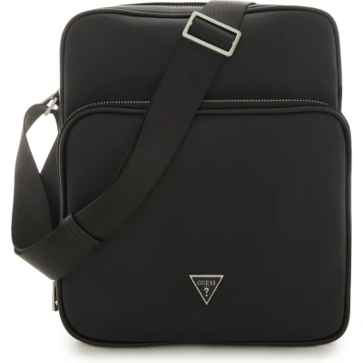 Afbeelding van Guess Certosa Messenger Unisex Schoudertas, Maat: One Size, Black