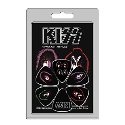 Afbeelding van Perri&#039;s KISS plectrum Medium 0.71 mm 6 pack