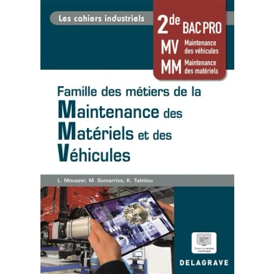 Image de Les cahiers industriels Famille des métiers de la maintenance matériels et véhicules 2de Bac Pro (2023) Pochette élève