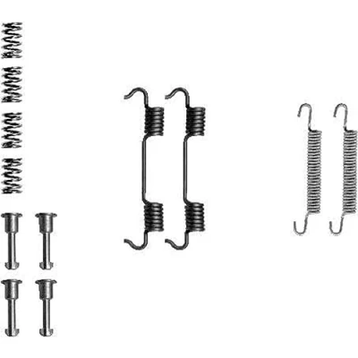 Afbeelding van HELLA 8DZ 355 201 801 Toebehoren, parkeerremschoen BMW: 3 Saloon, Touring, Coupe