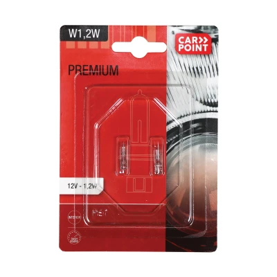 Afbeelding van Carpoint Premium Autolampen 12V W1,2W 2 Stuks 0760142