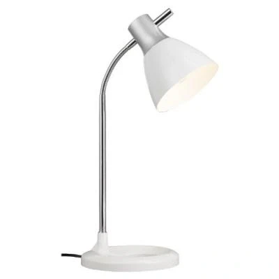Image de BRILLIANT 92762/05 LAMPE DE BUREAU JAN MODERNE 40 W E27 230 V BLANC