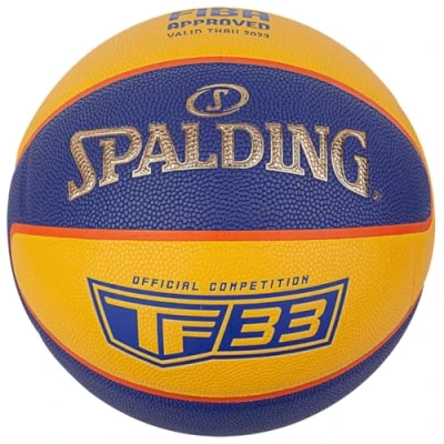 Afbeelding van Spalding Tf33 3X3 Game Basketbal Geel / Blauw Maat: 6