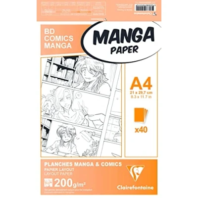 Image de Etui Clairefontaine Manga Multi techniques A4