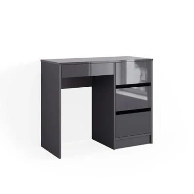 Afbeelding van Vicco Bureau Sherry, Antraciet Hoogglans, 90 x 40 cm