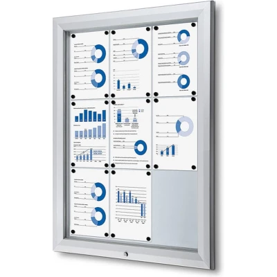 Afbeelding van Vergrendelbaar Notitiebord Outdoor SCT 9 X A4 Syna SCT9XA4PH Horeca &amp; Professioneel