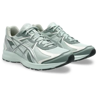 Afbeelding van Asics Sportstyle JOG 100 Unisex Sneakers laag, Maat: 39, Light green/khaki Imitatieleer/ textiel