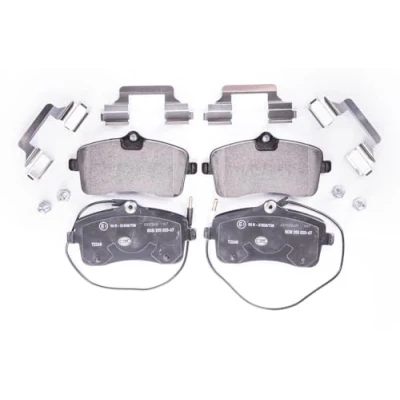 Afbeelding van HELLA 8DB 355 020 671 Remblokkenset Met slijtage waarschuwingscontact remzadelschroef toebehoren PEUGEOT: 407 Saloon, SW