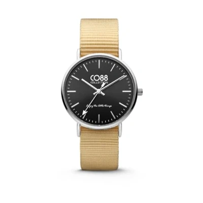 Afbeelding van CO88 Collection Watches 8CW 10038 Horloge Nato Band Ø 36 mm Beige