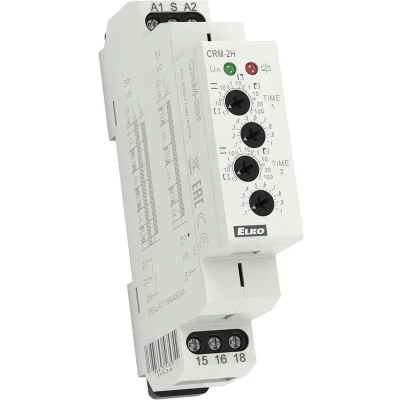 Afbeelding van Rose LM CRM 2H/UNI Tijdrelais Multifunctioneel 12 V/DC, V/AC, 240 V/AC 1 stuk(s) Tijdsduur: 0.1 s 100 dag(en) 1x wisselcontact