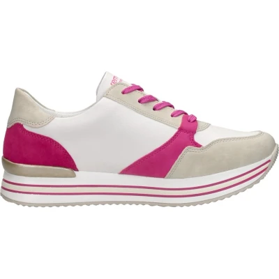 Afbeelding van Remonte LOW Sneakers laag, Dames, Maat: 38, Weiß Leer
