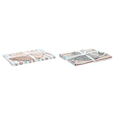 Afbeelding van Placemat en servetten DKD Home Decor 9 Onderdelen 2 Stuks 150 x 250 0,5 cm Grijs Hemelsblauw