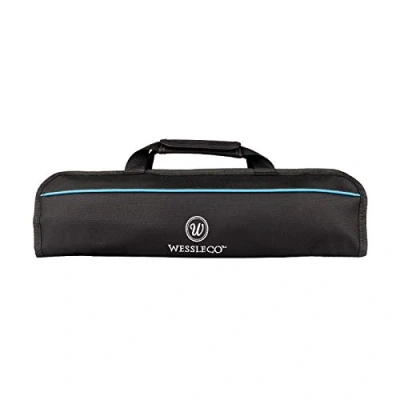 Afbeelding van Wessleco Koksmessentas (5 sleuven), nylon keukenmessentas, rood (blauw) draagtas