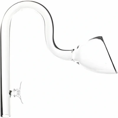 Afbeelding van HS Aqua glazen Lily pipe uitstroom 12/16 mm aansluiting