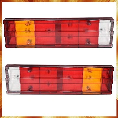 Afbeelding van 2 stuks achterlicht vrachtwagen aanhanger MB Atego Actros E test
