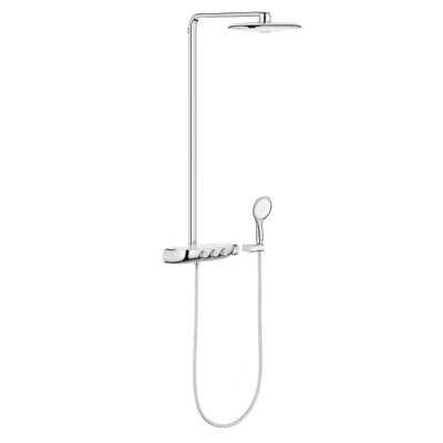 Afbeelding van Grohe Rainshower Smartcontrol douchesysteem 360 duo met thermostaat Moonwhite