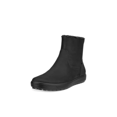 Afbeelding van Ecco Soft 7 Tred W Enkellaarsjes zwart Nubuck Dames Maat 43