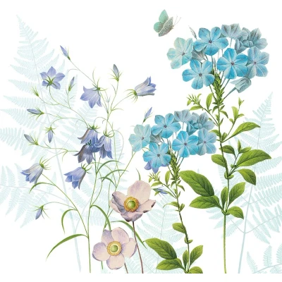 Afbeelding van Servetten 33x33cm 20 stuks Atelier Blue Harmony