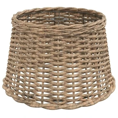 Afbeelding van Plafondlampenkap Ø45x28 cm wicker bruin