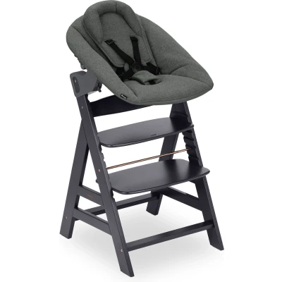 Afbeelding van Hauck Alpha Kinderstoel Newborn Set FSC® gecertificeerd Dark Grey