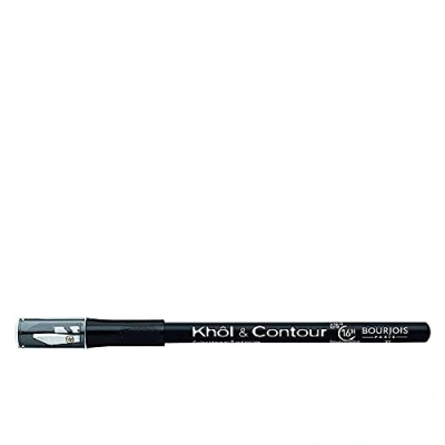Image de BOURJOIS Crayon Khôl &amp; Contour 01 Noir issime Taille 2en1 Liner Couleur Intense Longue Tenue 12h Testé Ophthalmologiquement