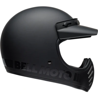 Afbeelding van Bell Moto 3 Classic Solid Blackout Helmet Full Face S Maat Helm