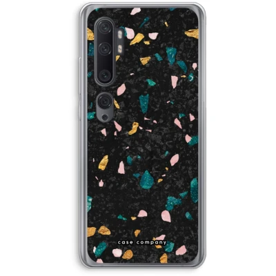 Afbeelding van Case Company® hoesje geschikt voor Xiaomi Mi Note 10 Terrazzo N10 Soft Cover Telefoonhoesje Bescherming aan alle Kanten en Schermrand