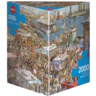 Afbeelding van Puzzel Fresh Fish 2000 3hk.Heye