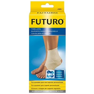 Afbeelding van Futuro Elastische voetkettinkjes voor vervorming, sportenkelband, verstelbaar, voetboog, medische beschermband compressie en warmte, maat L