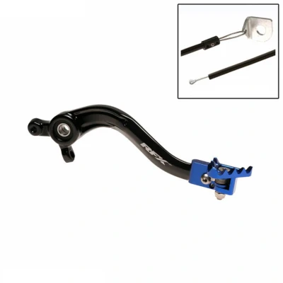 Afbeelding van RFX Pro FT Achterrempedaal Zwart / Blauw Husqvarna FC250 FC350 FC450 TC125 2014 2015 FE250 FE350 FE450 TC250 TE125 TE250 2016 KTM