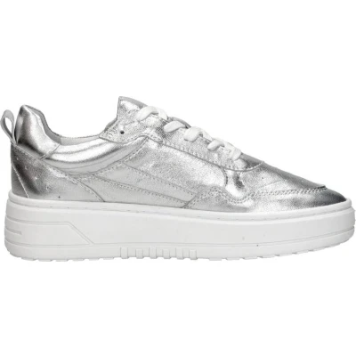 Afbeelding van SUB55 Sneakers laag, Maat: 39, Zilver Leer en textiel