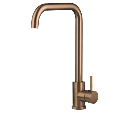 Afbeelding van Ostiumhome® Savona Keukenkraan brons Mat Mengkraan inclusief montage materiaal