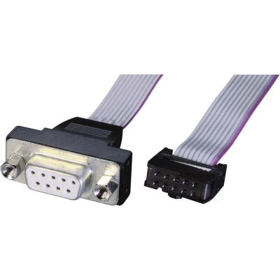 Afbeelding van Renkforce Aansluitkabel Serieel [1x D sub bus 9 polig 1x Female connector 10 polig] 0.26 m Grijs
