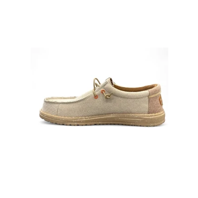 Afbeelding van HEYDUDE Wally Coastline Jute Instappers beige Maat 43