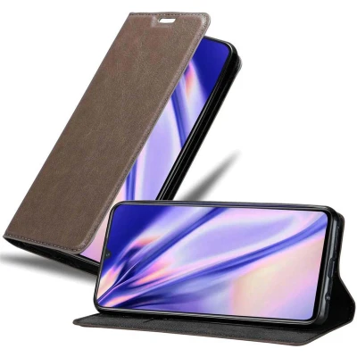 Afbeelding van Cadorabo Hoesje geschikt voor Vivo X21s in KOFFIE BRUIN Beschermhoes met magnetische sluiting, standfunctie en kaartvakje Book Case Cover Etui