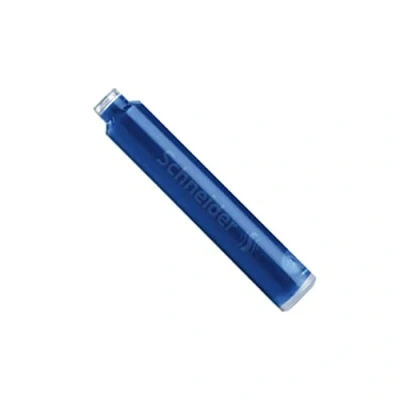 Afbeelding van inktpatronen Schneider doos a 6 stuks blauw