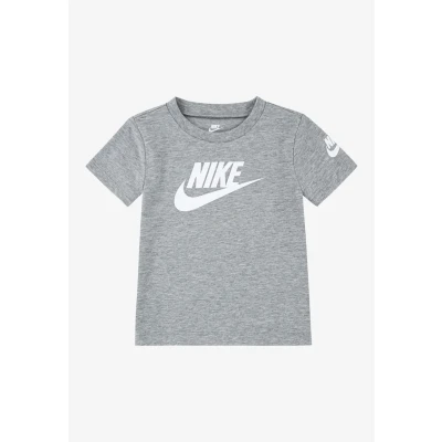 Afbeelding van Nike Sportswear Futura Evergreen TEE Unisex Tshirt print voor kinderen, Maat: 86/92, Dark grey heather