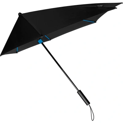 Afbeelding van STORMaxi Stormparaplu Geschikt voor Windvlagen tot 100km/h Ø 100 cm Zwart/ Blauw