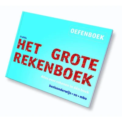 Afbeelding van Het grote rekenboek oefenboek