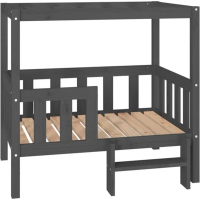 Afbeelding van Hondenmand 95,5X73,5X90 Cm Massief Grenenhout Grijs
