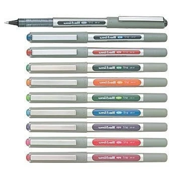Afbeelding van Colours Uni Ball Eye Fine, 0,4 mm, medium, UB 157 UB157, set van 10 verschillende kleuren