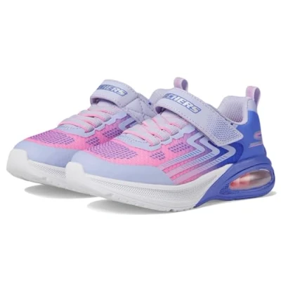 Afbeelding van Skechers Microspec MAX Advance Sneakers laag Blue/lavender voor kinderen, Maat: 30, Textiel/ synthetisch