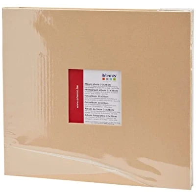 Afbeelding van Artemio fotoalbum stof beige 31x35 cm