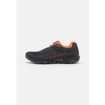 Afbeelding van Mammut Sertig II LOW GTX Outdoorschoenen, Heren, Maat: 43 1/3, Black/vibrant orange Kunststof/ textiel