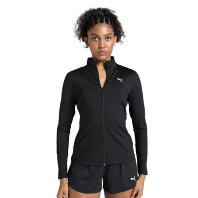 Afbeelding van Puma Strong FULL ZIP Trainingsvest, Dames, Maat: XL, Black