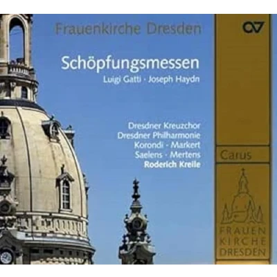 Afbeelding van Anna Korondi, Annette Markert, Yves Saelens,Klaus Mertens, Dresdner Kreuzchor Schöpfungsmessen (CD)