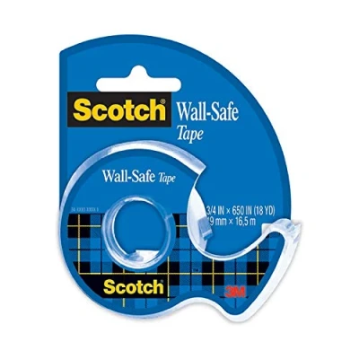 Afbeelding van Scotch Wall safe Tape Ft 19 Mm X 16,5 M, Op Blister Plakband